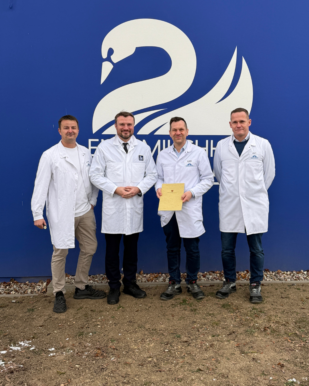 Minister Keller zu Besuch bei EMP Milchhof Prenzlau